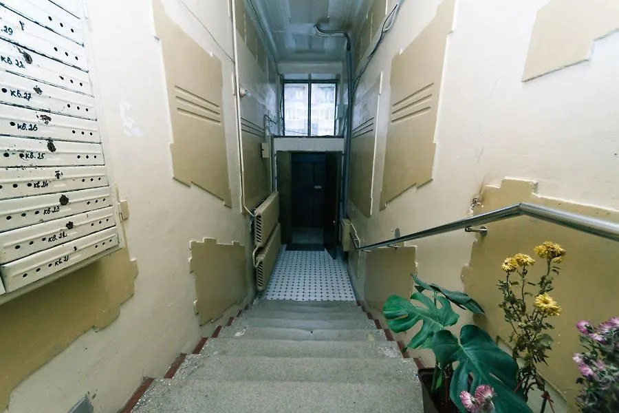 Двухкомнатная Студио На Саксаганского Kijów Apartament